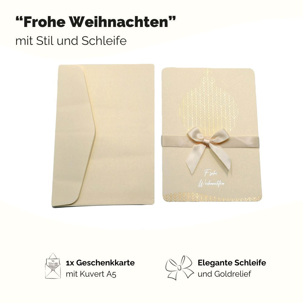 Geschenkkarte "Frohe Weihnachten" A5
