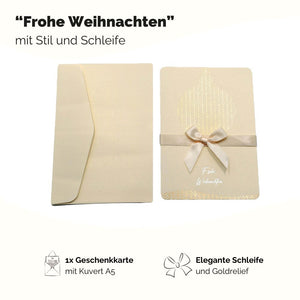 Geschenkkarte "Frohe Weihnachten" A5