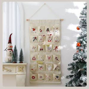 Bio-Adventskalender XXL aus Leinen