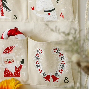 Bio-Adventskalender XXL aus Leinen