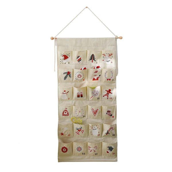 Bio-Adventskalender XXL aus Leinen