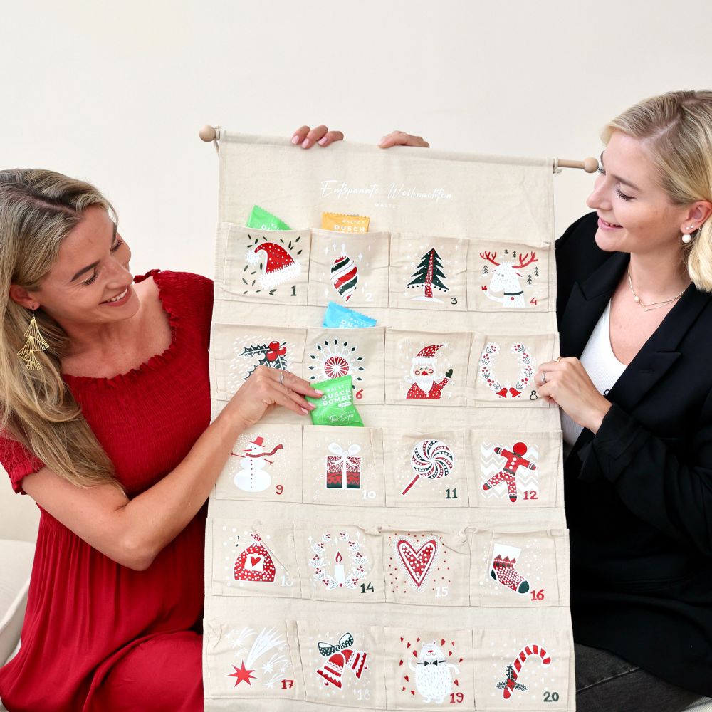 Bio-Adventskalender XXL aus Leinen
