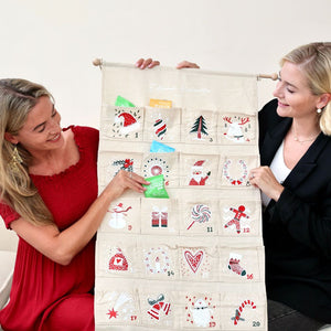 Bio-Adventskalender XXL aus Leinen