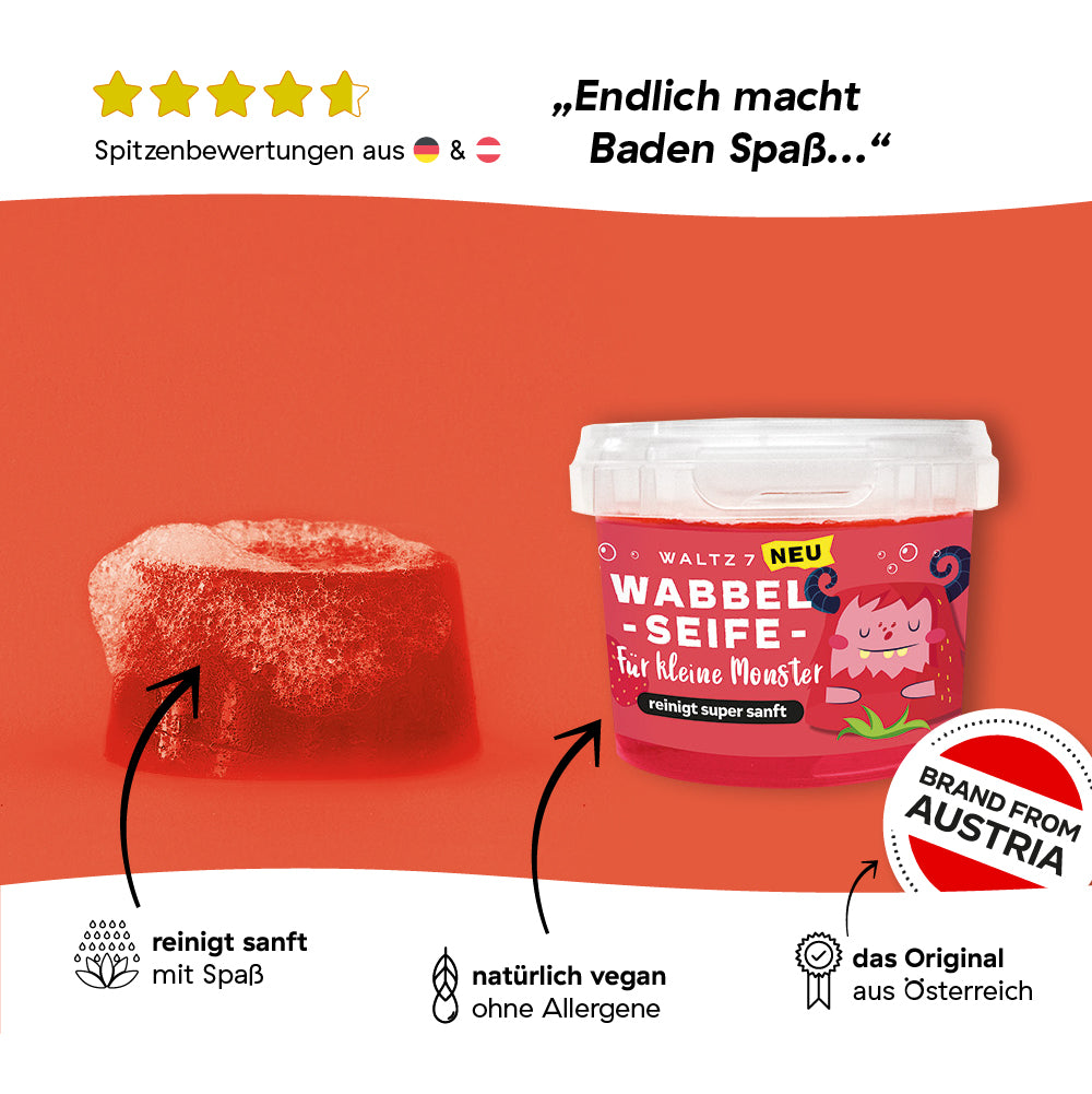 Wabbelseife Erdbeereis