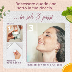 Set benessere doccia di lusso - box mensile con 32 bombe da doccia