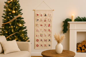 Bio-Adventskalender XXL aus Leinen