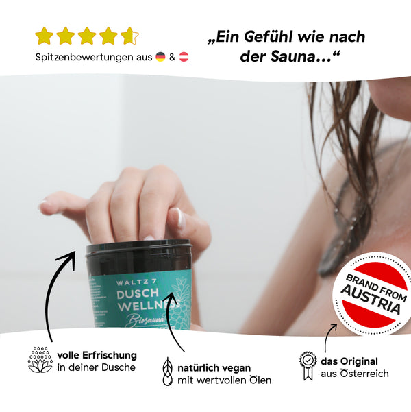 Zucker-Öl-Peeling Biosauna ・ Fichte Bergminze