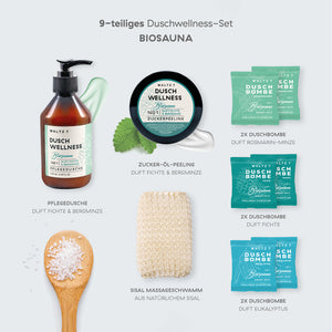 Duschwellness Set Biosauna