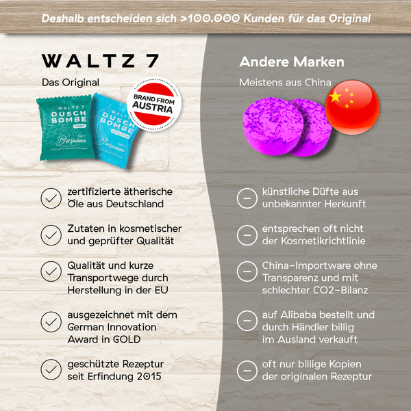 Duschwellness Bestseller Set mit 16 Duschbomben aus der Show