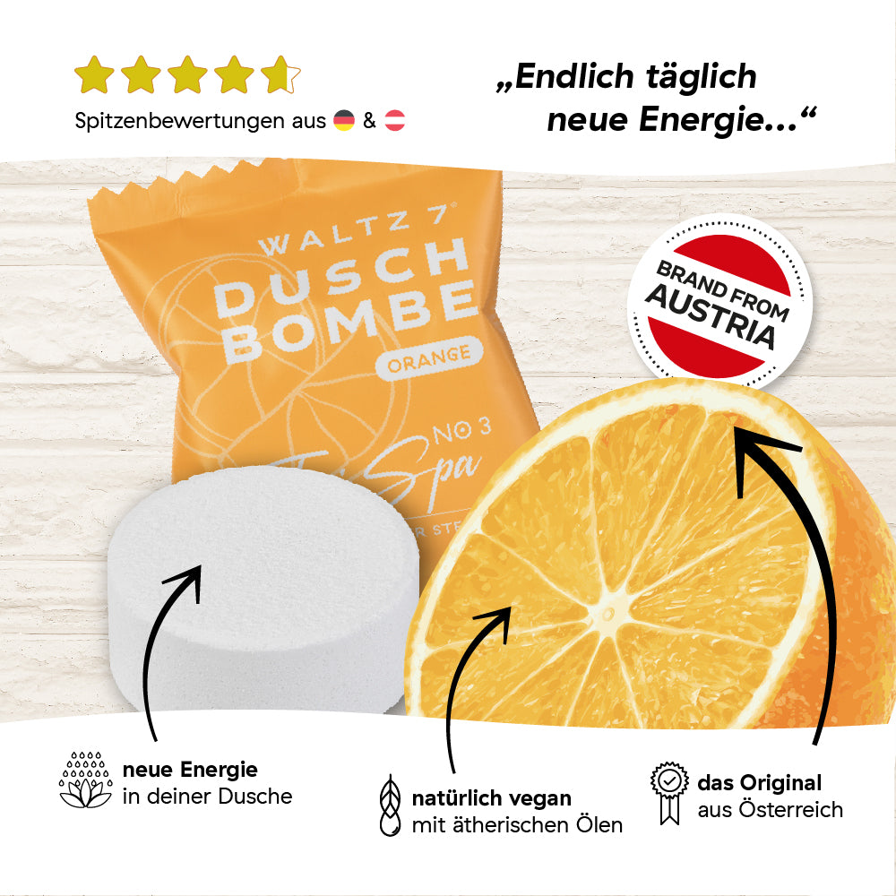 Duschbombe Orange