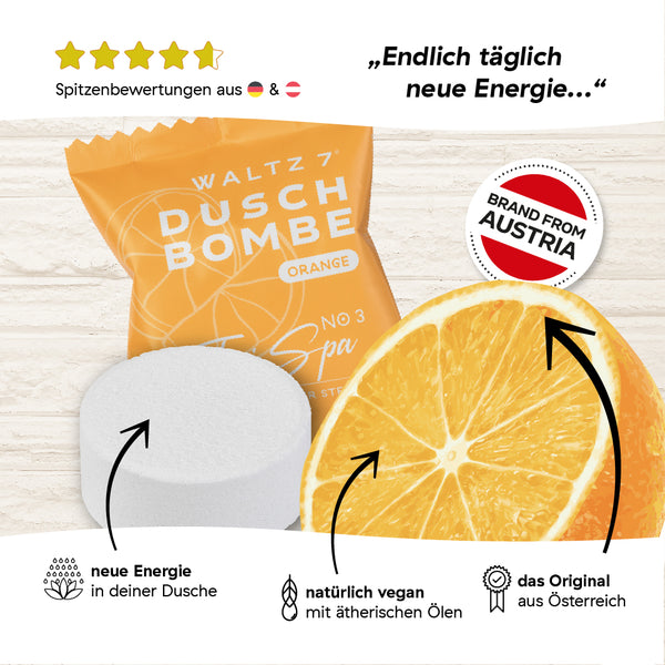 Duschbombe Orange