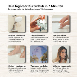 Duschwellness Bestseller Set mit 16 Duschbomben aus der Show