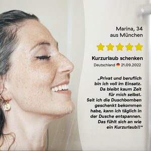 Duschwellness Probierset mit 6 Duschbomben